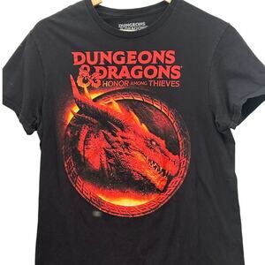 Dungeons & Dragons Honor Among Thieves Dragon Tee Black Medium